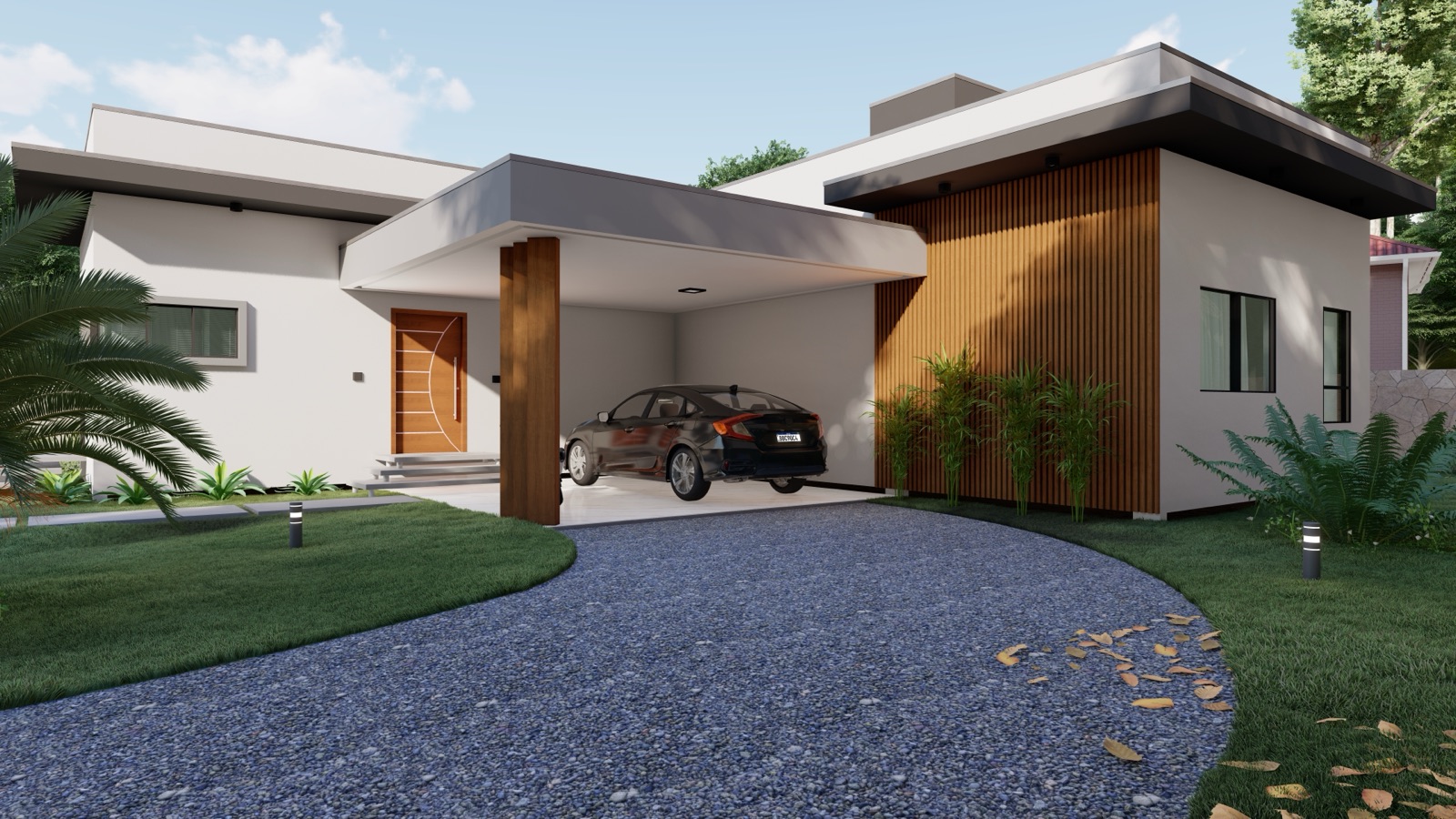 Render 3D — Residência B&G