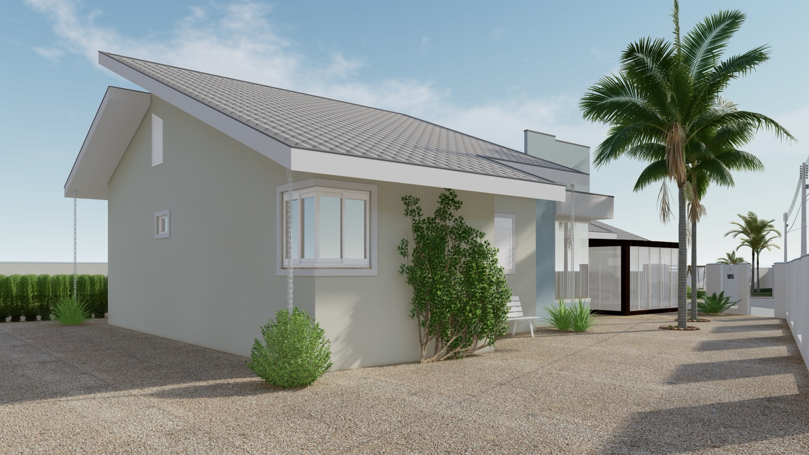 Render 3D — Ampliação Residencial